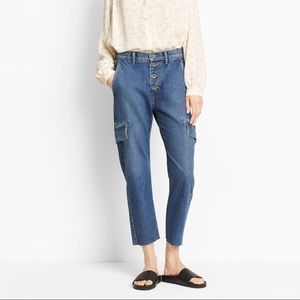 ❌ SOLD || Vince Crop Flare Cargo Jeans